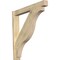 Ekena Millwork Funston Block Rough Sawn Outlooker, Douglas Fir, 6"W x 42"D x 42"H OUT06X42X42FST05RDF - alternate 1